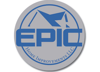 Logo for Epic Home Improvements developed by Westervelt Design