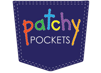 Logo for Patchy Pockets developed by Westervelt Design