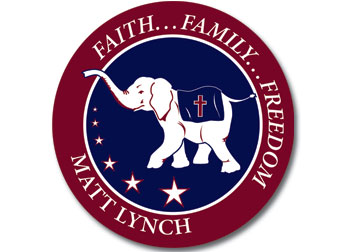 Political logo for Matt Lynch developed by Westervelt Design