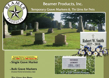 Website for Beamer Products developed by Westervelt Design
